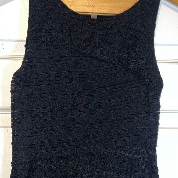 Bailey 44 Black Lace Bandage Bodycon Dress Size Small EUC - Picture 3 of 6